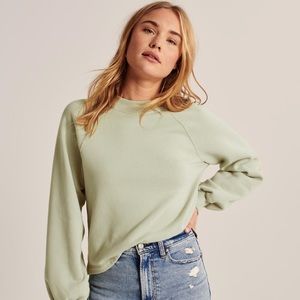 Abercrombie mini mock neck sweatshirt